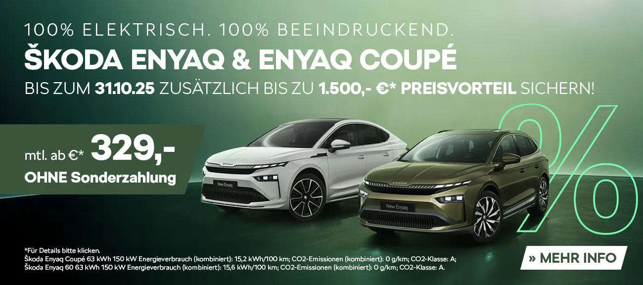 Skoda Enyaq Enyaq Coupe Sonderleasing