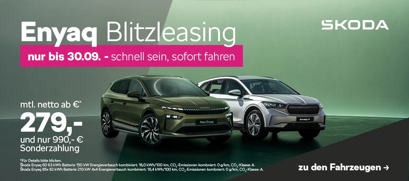 Enyaq Blitzangebote