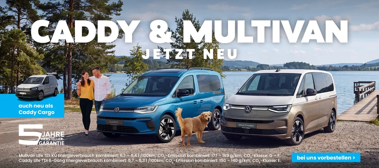 Neuer VW Caddy und Multivan