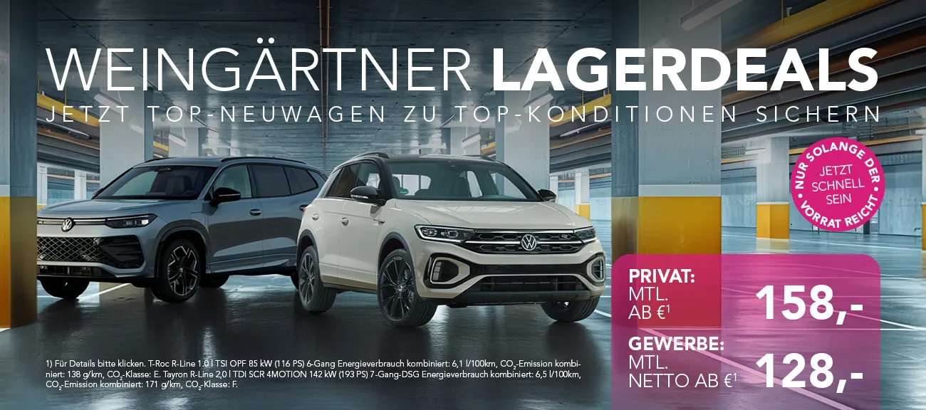 Neuwagen Lagerdeals