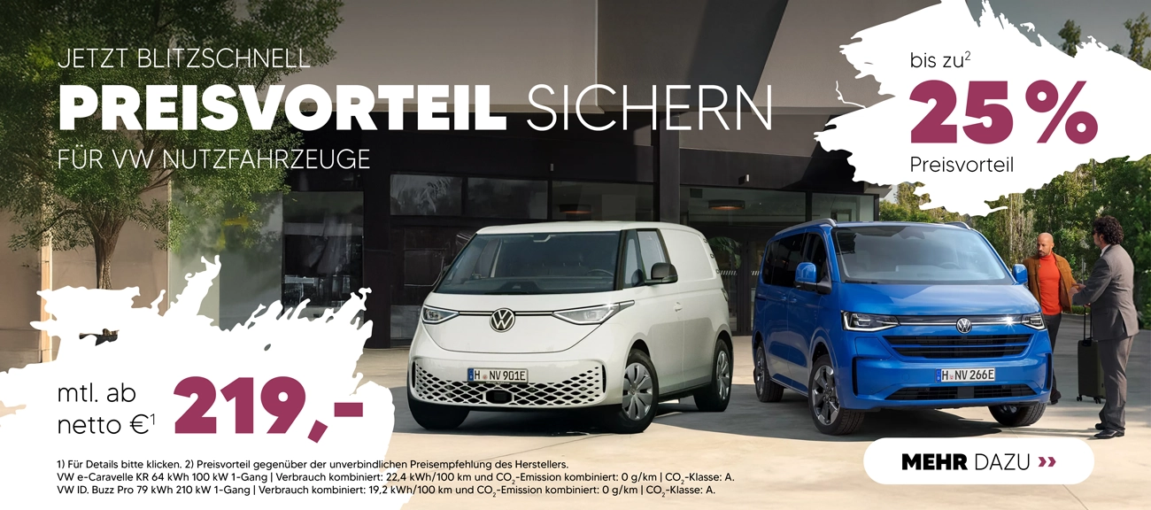 VW Nutzfahrzeug Angebote