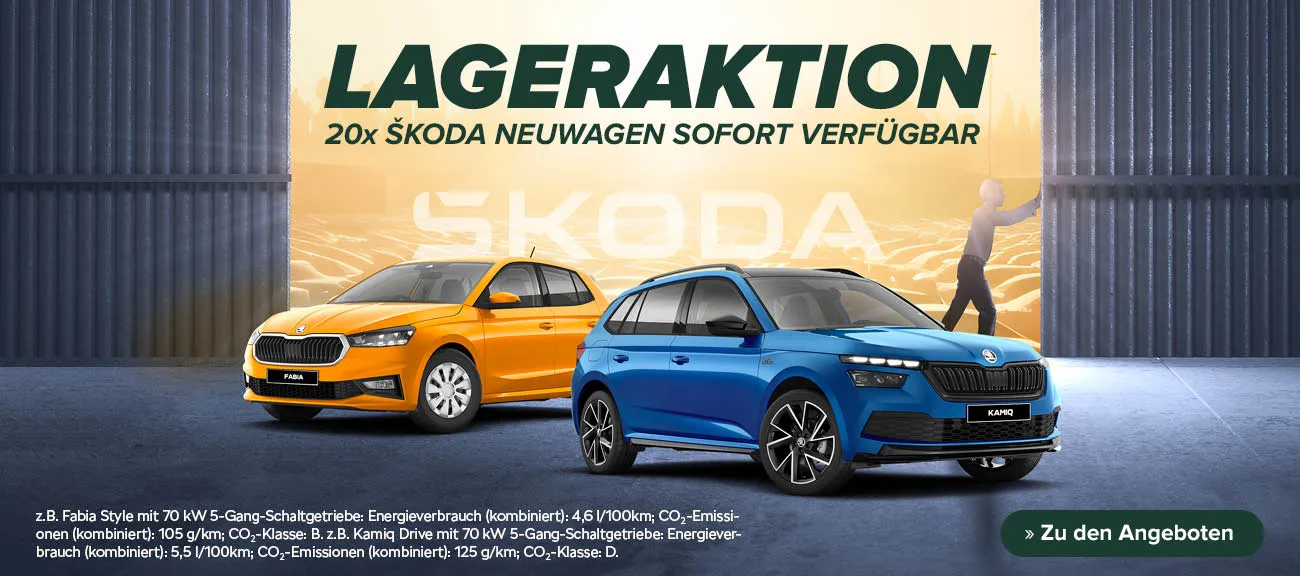 Slider Skoda Lageraktion