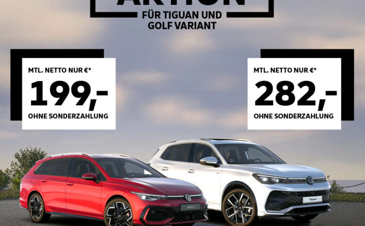  Tiguan & Golf Variant Gewerbeleasing