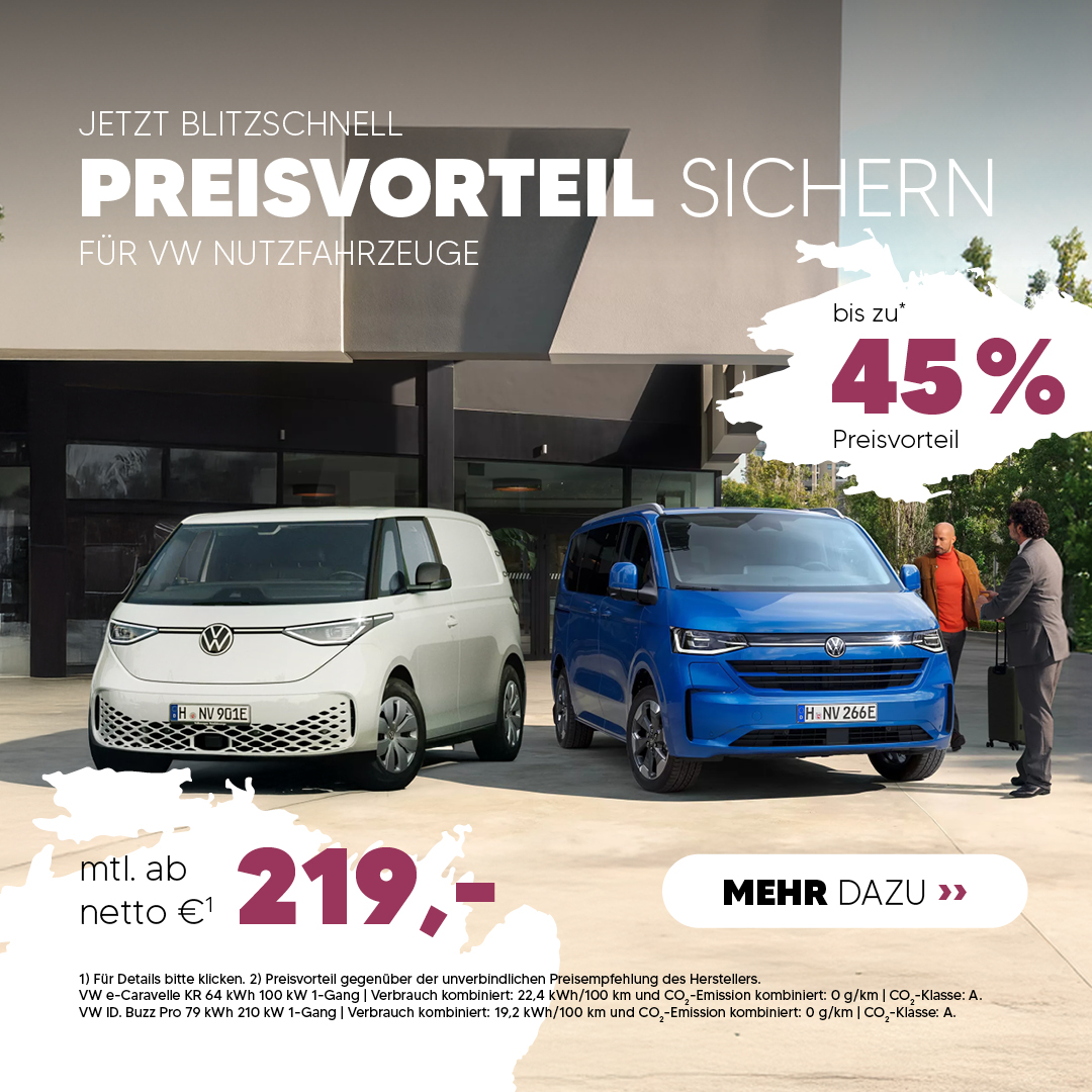 VW Nutzfahrzeug Angebote