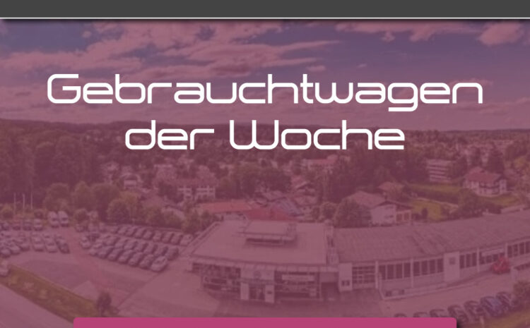  Gebrauchtwagen der Woche