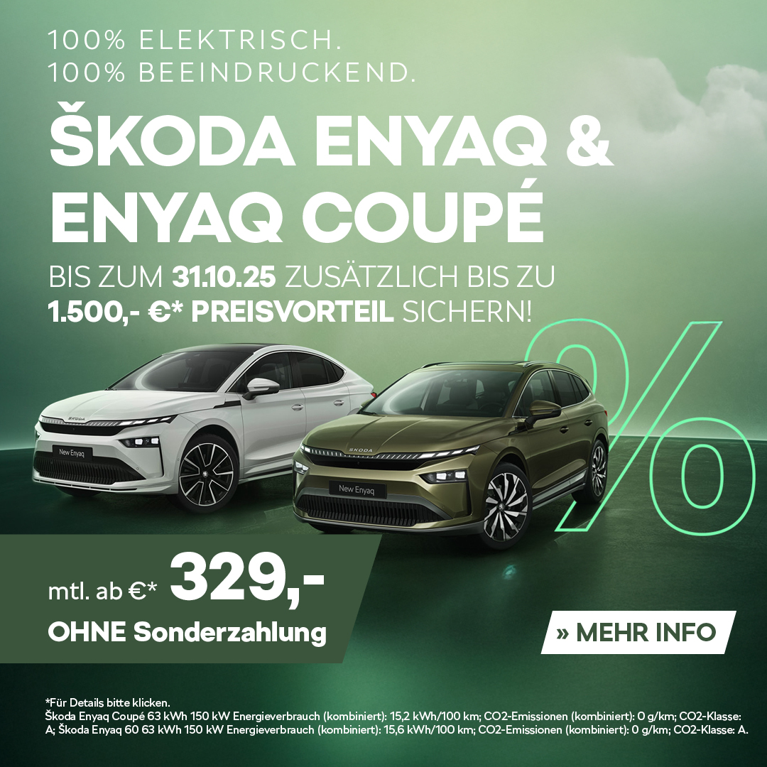 BEITRAGSBILD Skoda Enyaq und Enyaq Coupe