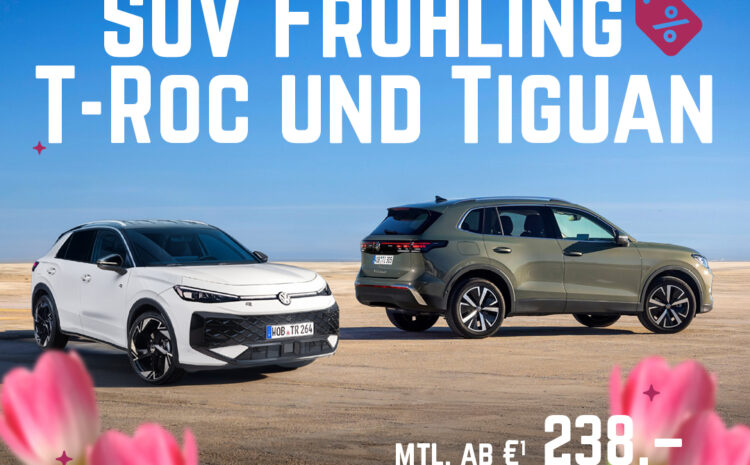  VW T-Roc und Tiguan