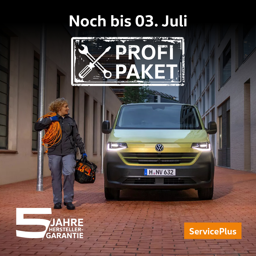 HEADER MOBILE VW Transporter Profi Paket