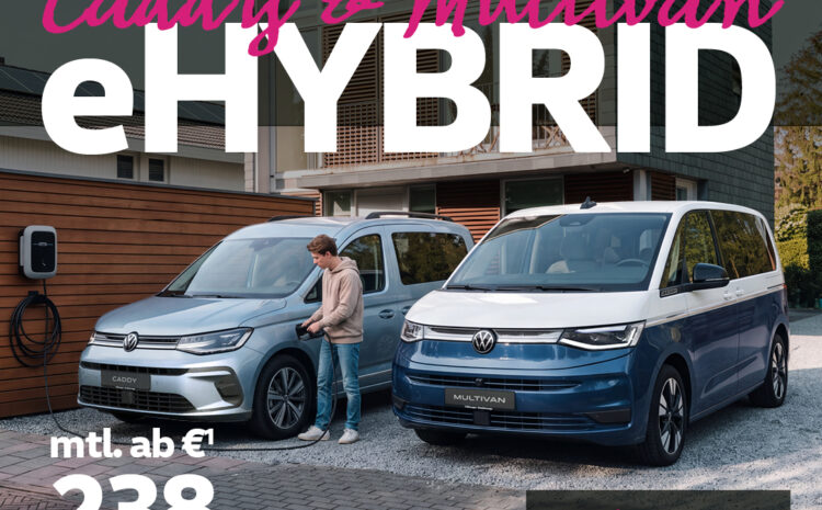  VW Caddy und Multivan eHybrid