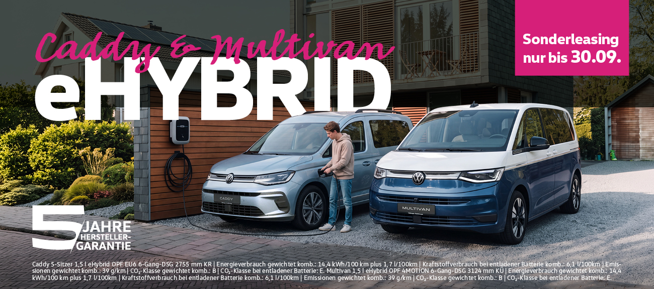 HEADER DESKTOP Multivan + Caddy eHybrid Speziwoche