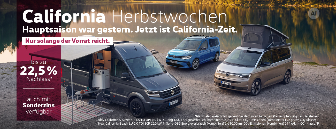 HEADER DESKTOP VW California Herbstwochen