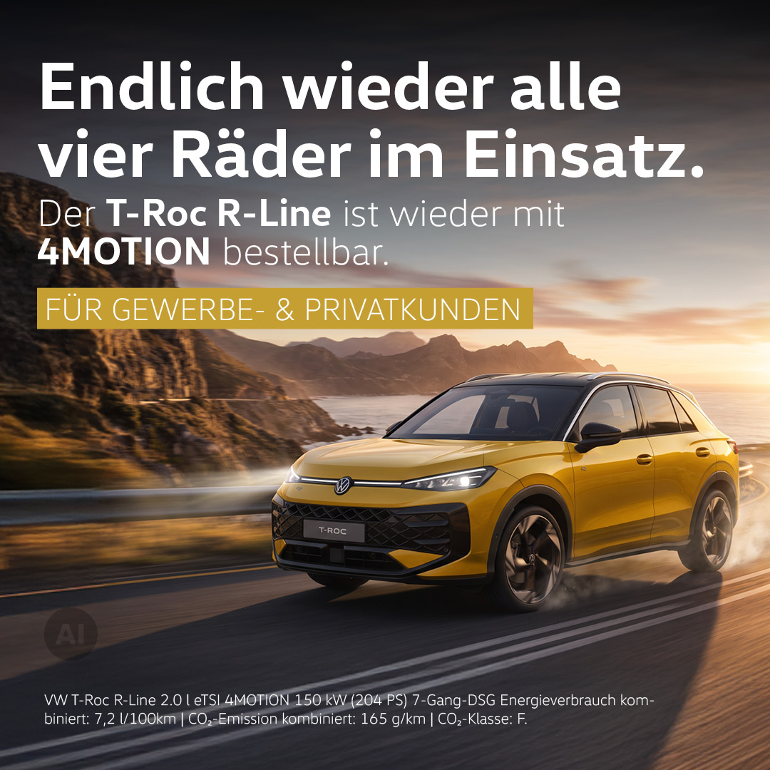 HEADER MOBILE VW T-ROC 4MOTION SONDERLEASING